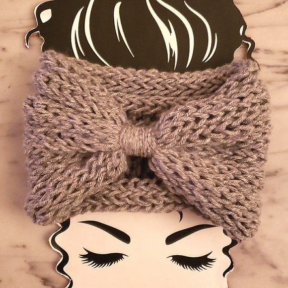 Handmade Knit Turban Headband - Picture 4 of 4